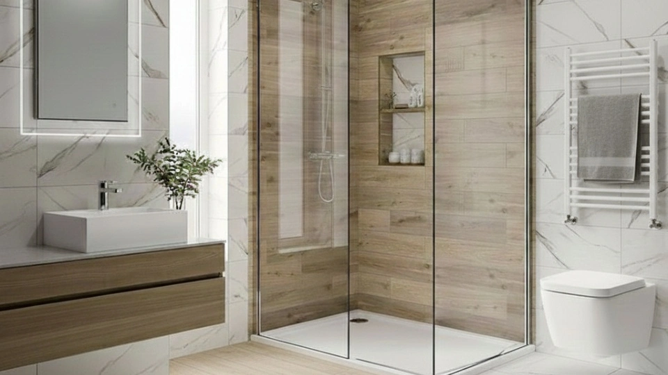 panele winylowe pod prysznicem